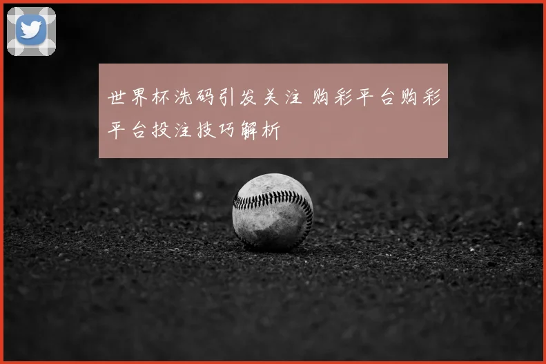 世界杯洗码引发关注 购彩平台购彩平台投注技巧解析